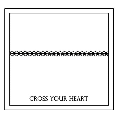 Leave Your Mark Collection "Cross Your Heart" Stitch Pillowcase