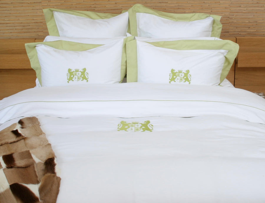 400TC Liaison Monarch Duvet Mint Julip - MONTAGUE & CAPULET