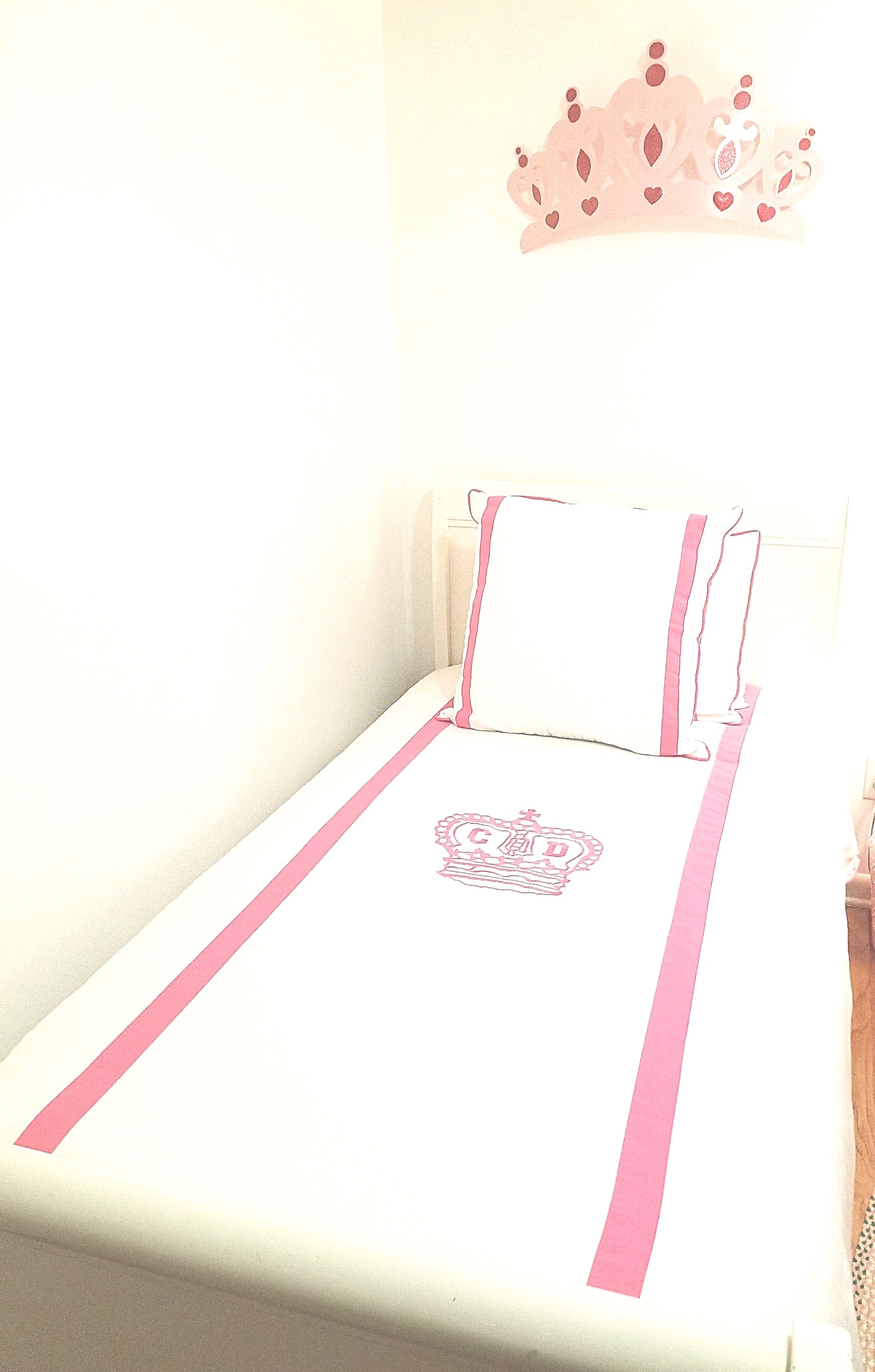 400TC Live To Tell Duvet Buckingham Cotton Candy - MONTAGUE & CAPULET