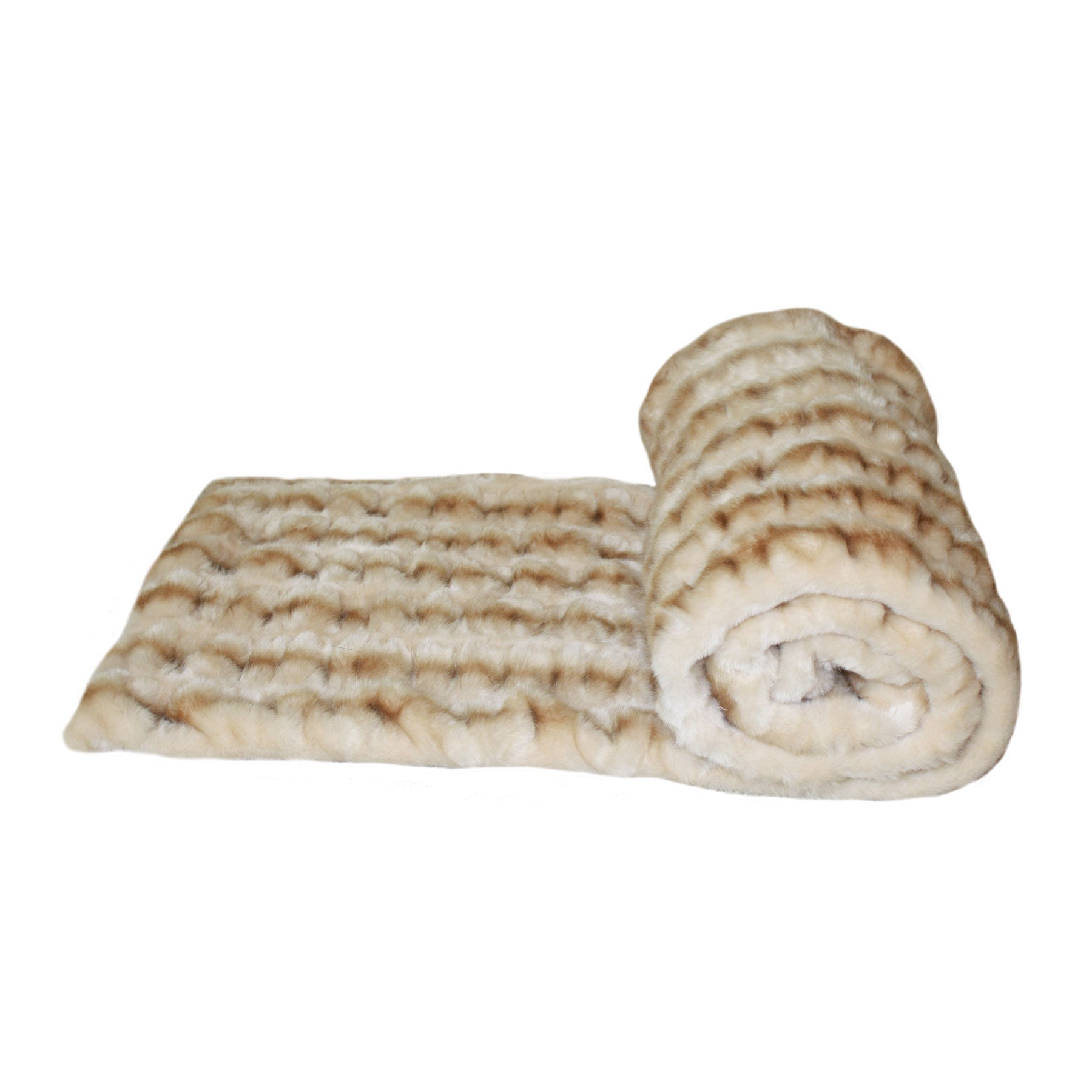 Fur Throw 'Bear Praline'