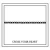 Leave Your Mark Collection "Cross Your Heart" Stitch Pillowcase