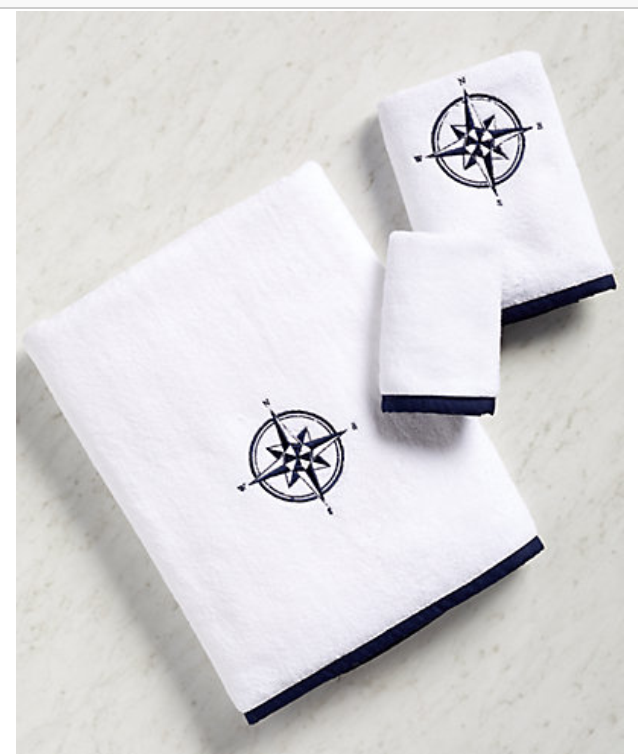 Towel Set - Nautical Compass