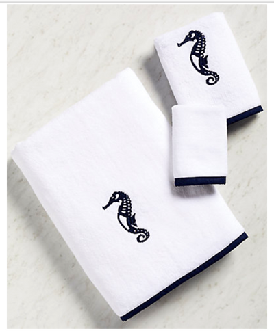Towel Set - Nautical Seahorse | MONTAGUE & CAPULET