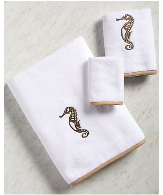 Beach Pool Nautical Seahorse