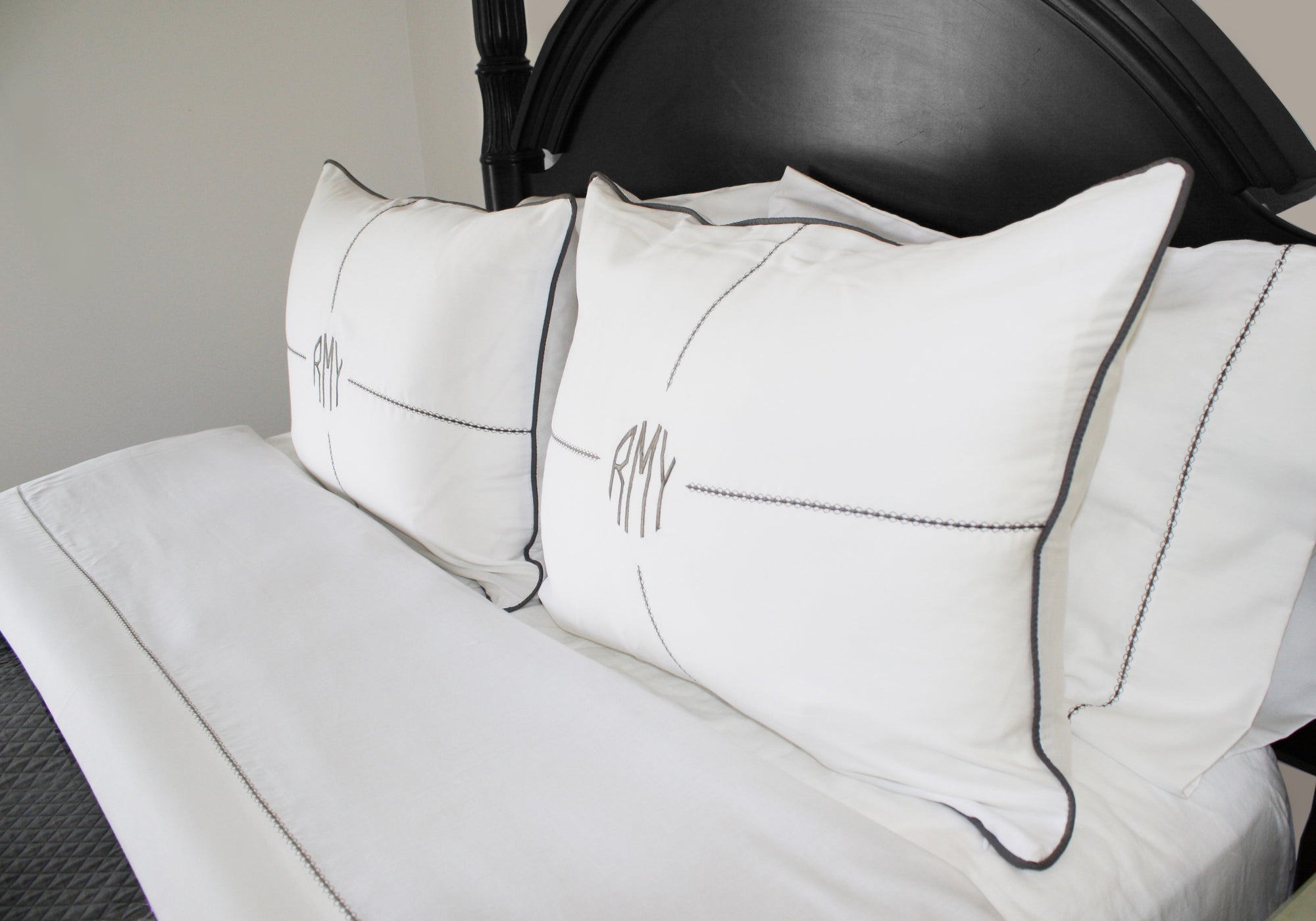 Leave Your Mark Collection "Cross Your Heart" Stitch Pillowcase