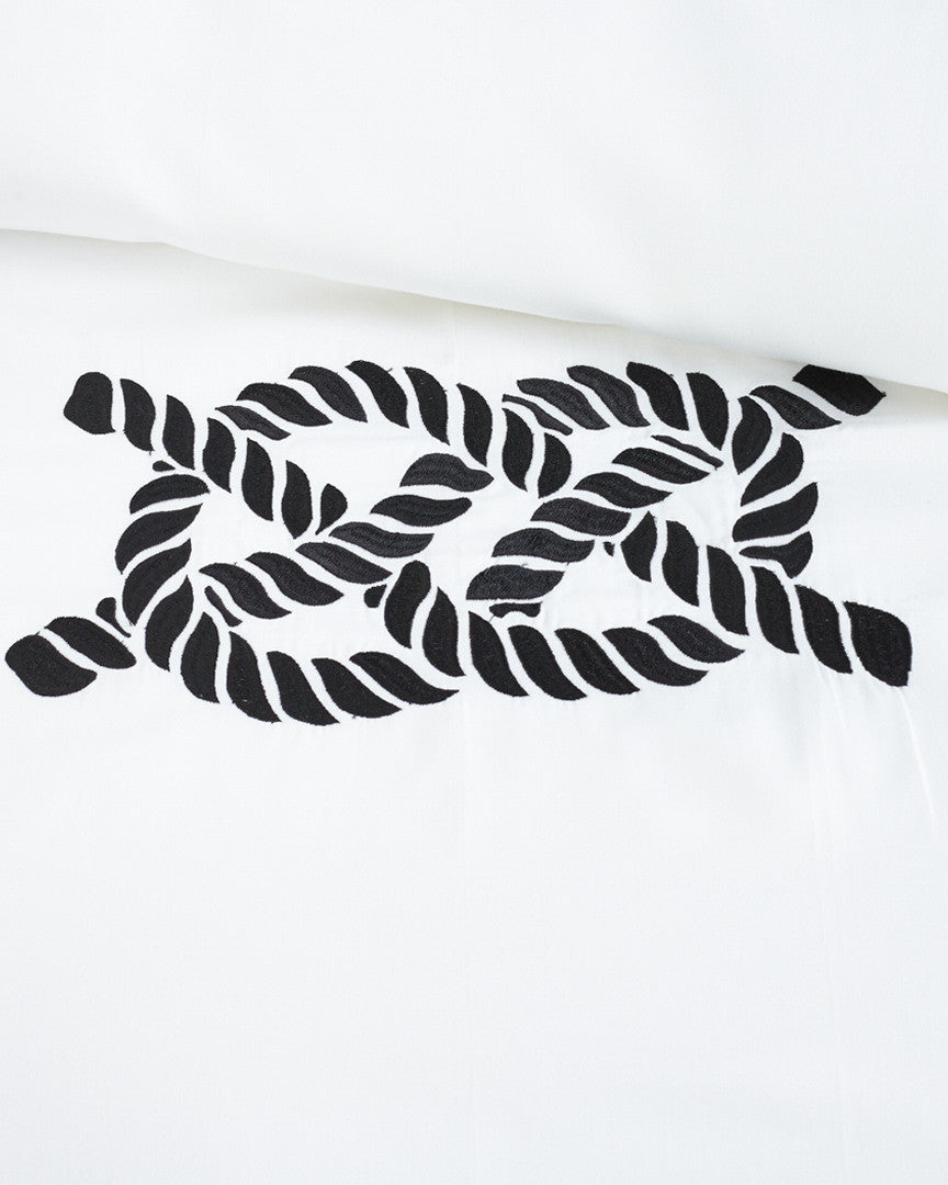 Nautical Knot Embroidered Towels