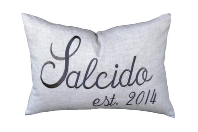 Mr. Mrs. Wedding Anniversary Pillows * CUSTOMIZABLE *