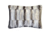 Fur Pillow 'Luxe Mink Silver'