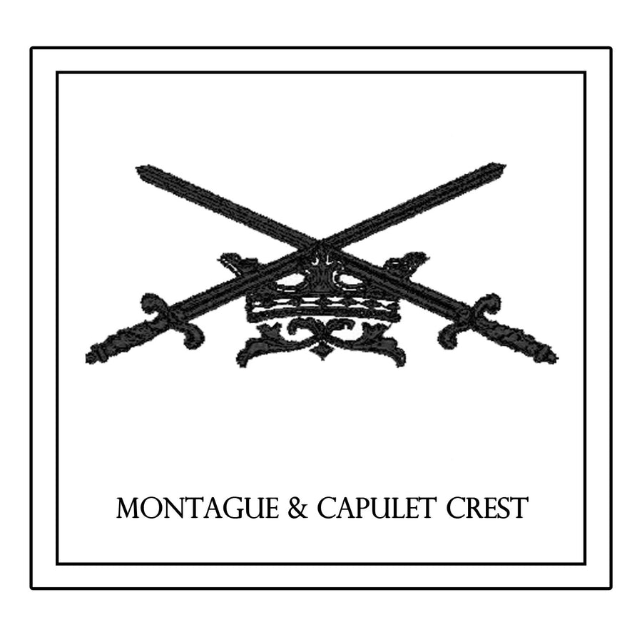 Montague & Capulet Crest Decorative Pillow * CUSTOMIZABLE *