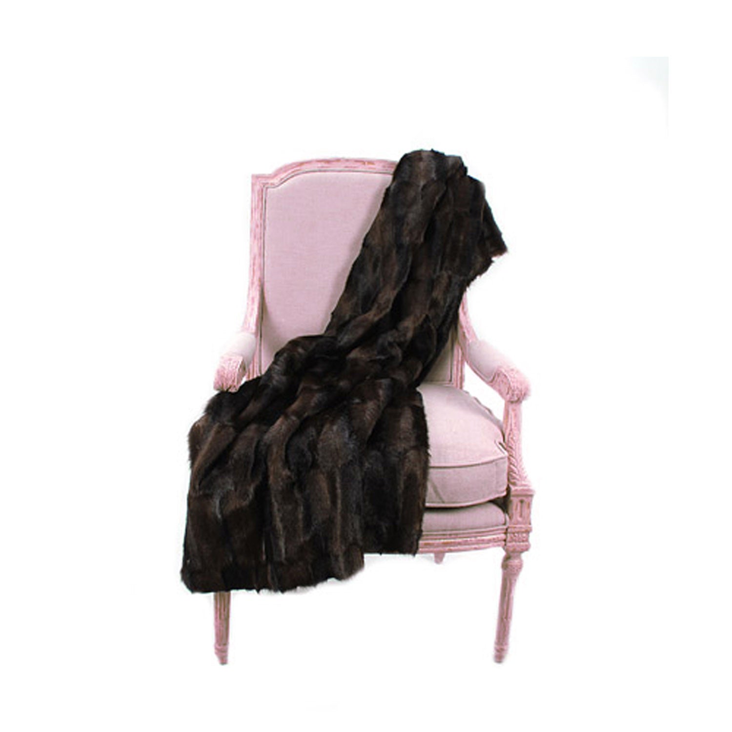 Fur Throw 'Mink Brown'