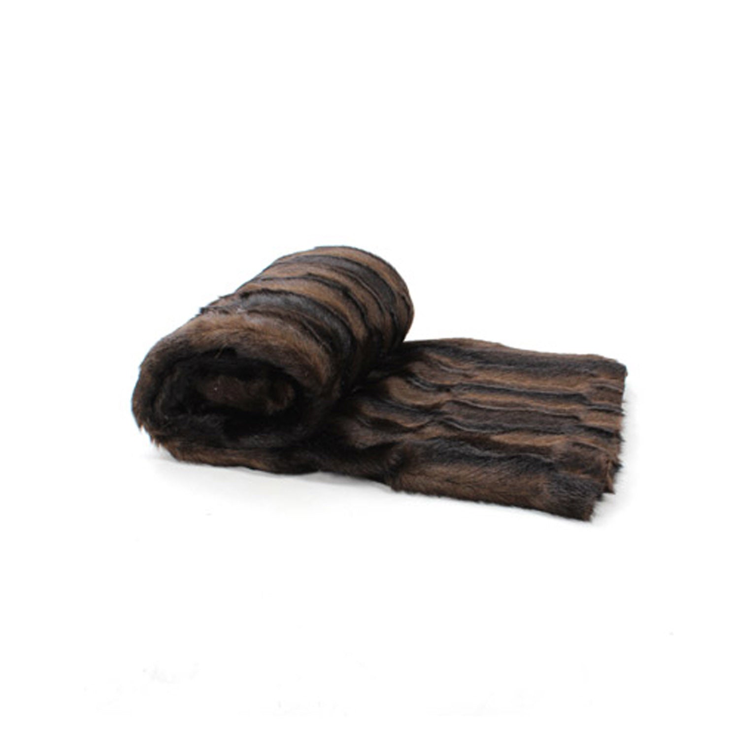Fur Throw 'Mink Brown'