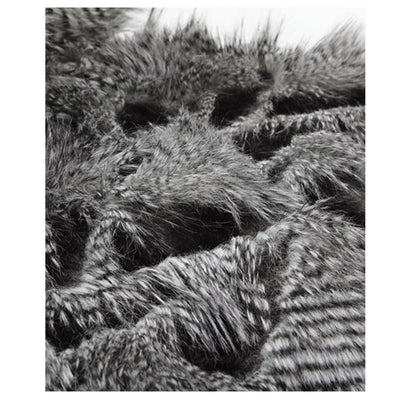 Fur Pillow 'Saber Sterling Silver'