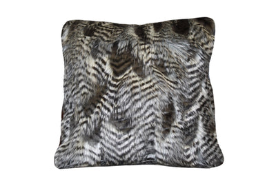 Fur Pillow 'Saber Sterling Silver'