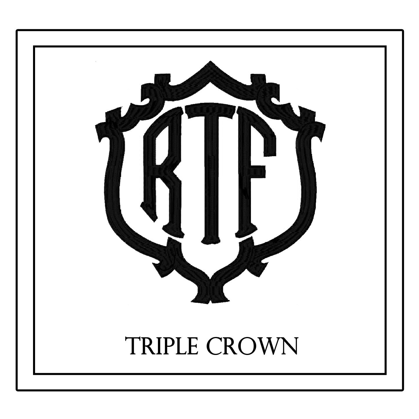 Triple Crown Decorative Pillow * CUSTOMIZABLE *