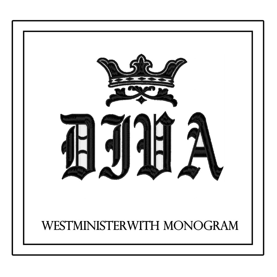 Westminister With Monogram Decorative Pillow * CUSTOMIZABLE *